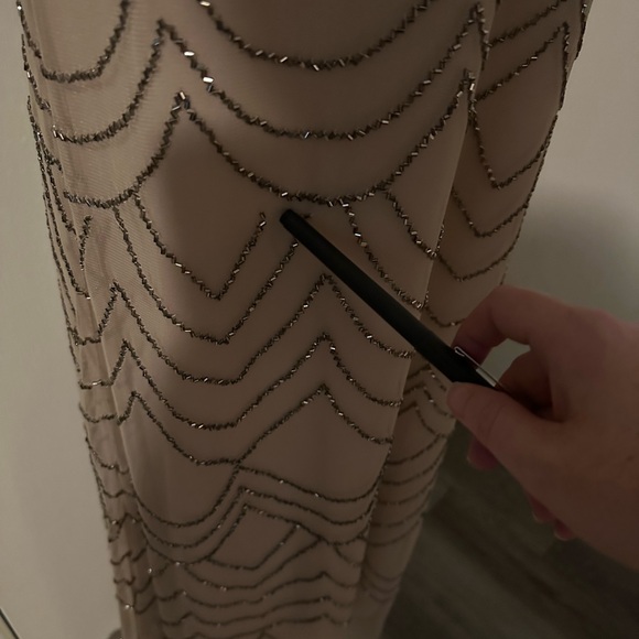 Adrianna Papell Beaded Gown Size 6P - Picture 3 of 5